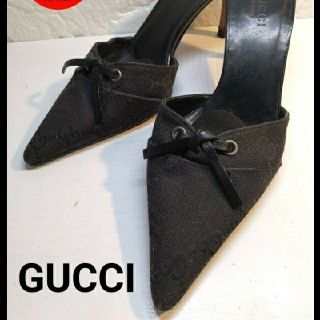 グッチ(Gucci)のGUCCI　ミュールサンダル(ミュール)