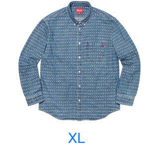 シュプリーム(Supreme)のSupreme Jacquard Logos Denim Shirt XL(シャツ)