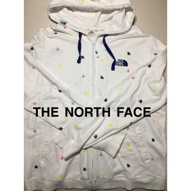 訳あり THE NORTH  FACE パーカー ジップアップ ロゴ レディース