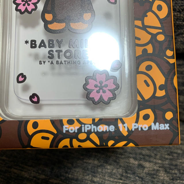 A BATHING APE(アベイシングエイプ)のiPhoneケースBABYMILOiPhone11 pro Max 新品SALE スマホ/家電/カメラのスマホアクセサリー(iPhoneケース)の商品写真