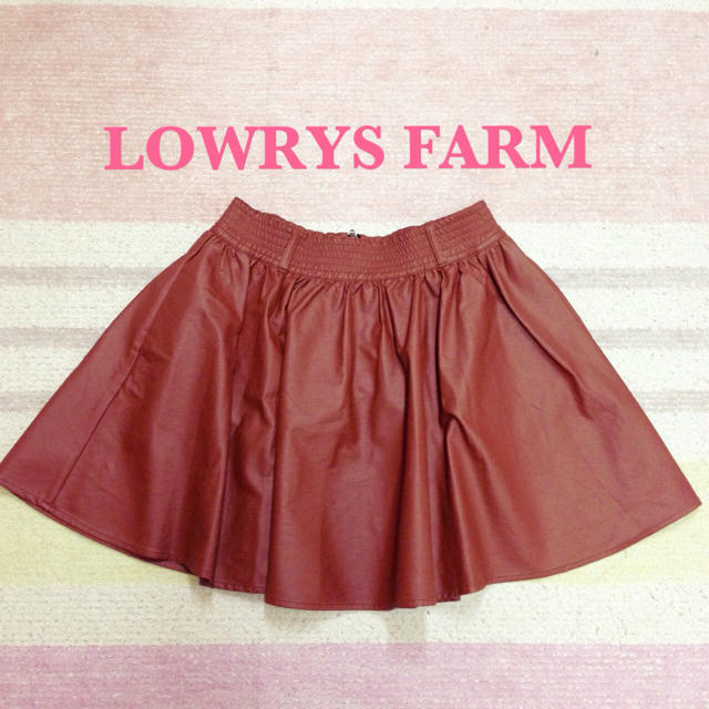 LOWRYS FARM(ローリーズファーム)のレザースカート❁ レディースのスカート(ミニスカート)の商品写真