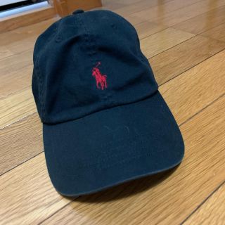 ポロラルフローレン(POLO RALPH LAUREN)のポロ　キャップ　黒(キャップ)