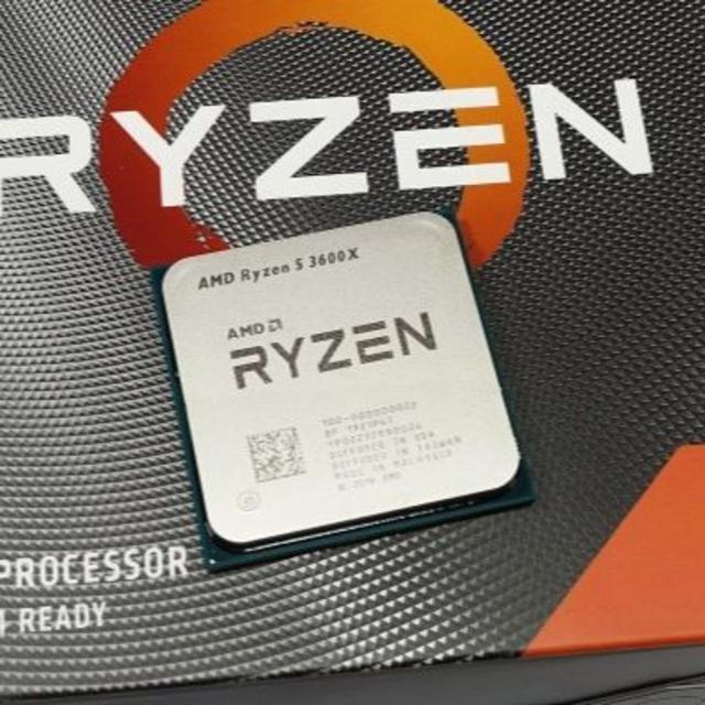 35時間のみ使用の美品　Ryzen 5 3600X BOXスマホ/家電/カメラ