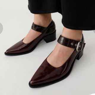 マウジー(moussy)のBLOCK HEEL STRAP PUMPS moussy(ハイヒール/パンプス)