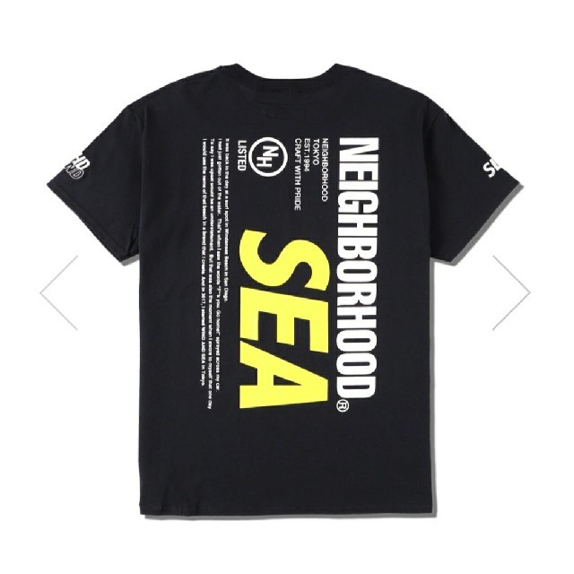 NEIGHBORHOOD(ネイバーフッド)のNEIGHBORHOOD  WIND AND SEA 黒  メンズのトップス(Tシャツ/カットソー(半袖/袖なし))の商品写真