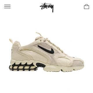 ステューシー(STUSSY)のSTUSSY NIKE AIR ZOOM SPIRIDON CAGE 2(スニーカー)