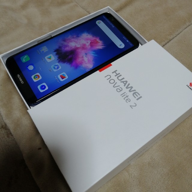 Huawei nova lite2 ブルー