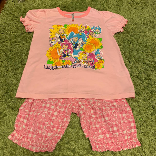 しまむら(シマムラ)の値下げ　プリキュアパジャマ120 キッズ/ベビー/マタニティのキッズ服女の子用(90cm~)(パジャマ)の商品写真