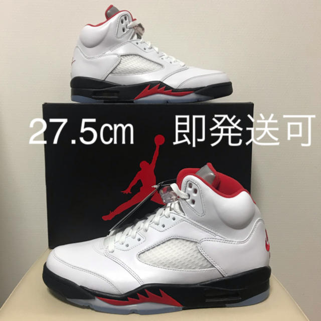 NIKE AIR JORDAN 5 RETRO FireRed 27.5㎝ | フリマアプリ ラクマ