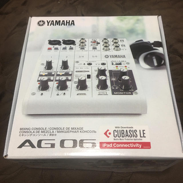 ヤマハ(ヤマハ)のYAMAHA AG06 生配信のミキサー機材に最適 AG03上位機種 スマホ/家電/カメラのPC/タブレット(PC周辺機器)の商品写真