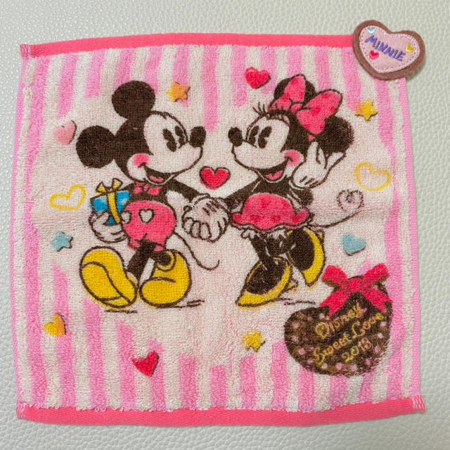Disney(ディズニー)のTDL 東京ディズニーランド 2013 バレンタイン ミッキー ミニー タオル エンタメ/ホビーのアニメグッズ(タオル)の商品写真