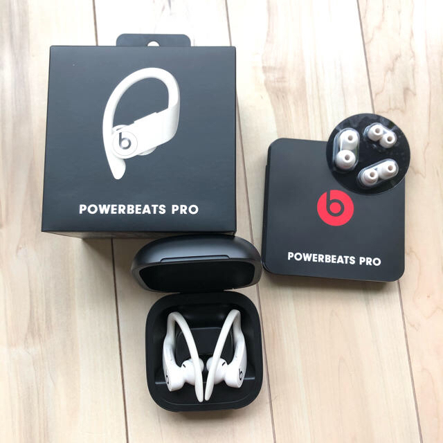 Beats by Dr Dre(ビーツバイドクタードレ)の【開封済未使用】Powerbeats Pro アイボリー スマホ/家電/カメラのオーディオ機器(ヘッドフォン/イヤフォン)の商品写真