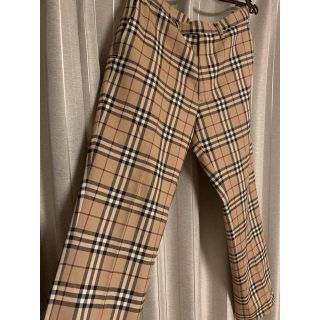 バーバリー(BURBERRY)のバーバリー チェックパンツ(スラックス)