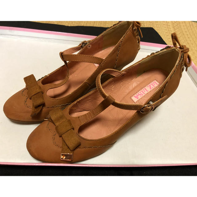 LIZ LISA(リズリサ)のリズリサ  可愛いリボン付きパンプス！ 24・5㎝ レディースの靴/シューズ(ハイヒール/パンプス)の商品写真
