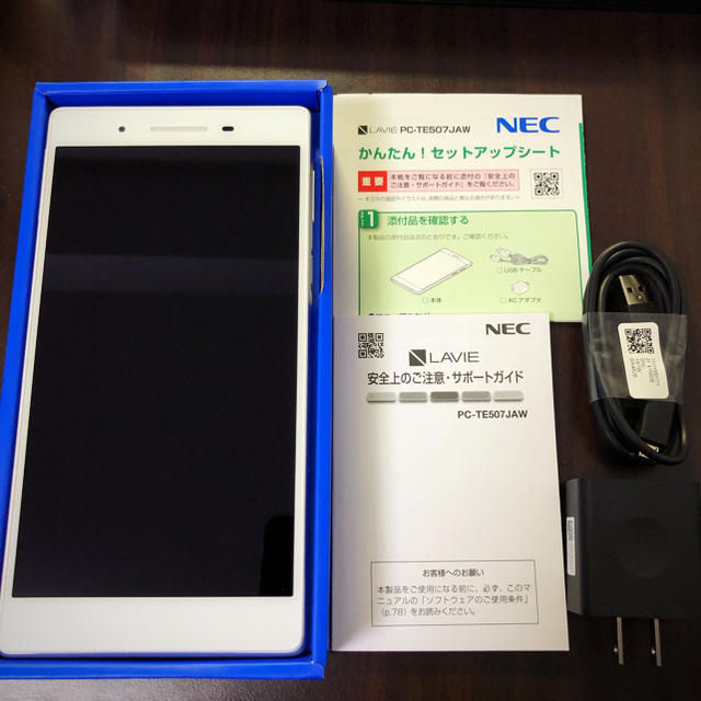 NEC(エヌイーシー)の◆NEC LAVIE Tab E TE507/JAW PC-TE507JAW◆ スマホ/家電/カメラのPC/タブレット(タブレット)の商品写真