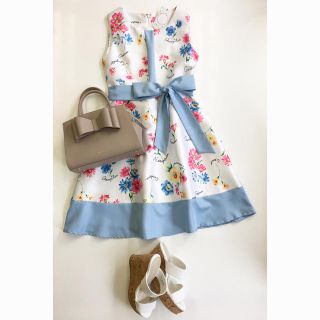 チェリーアン(cherry Ann)の新品♡ブックリボンワンピース♡(ひざ丈ワンピース)