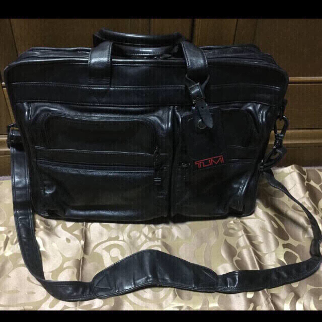 ★新品！TUMI【ハリソン ストラットン クロスボディ 63013DP】黒◇本革