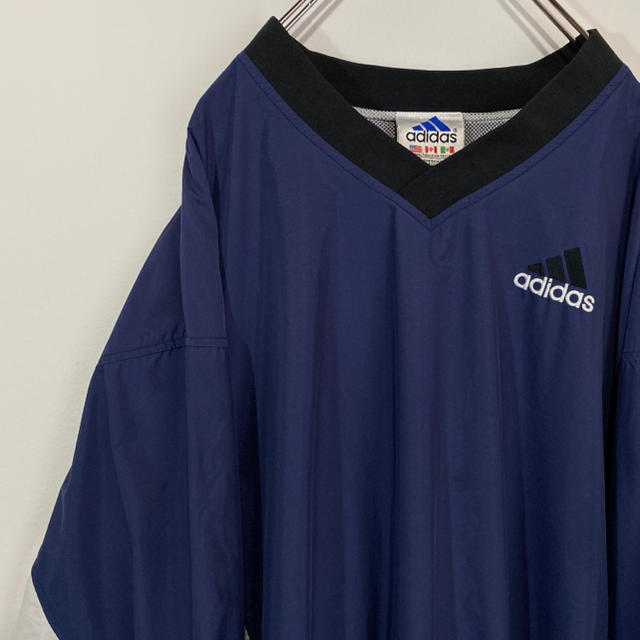 アディダス　ナイロンプルオーバー　adidas ビッグシルエット　 90s