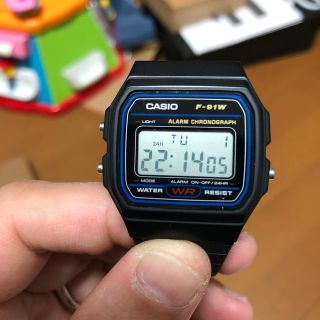 カシオ(CASIO)のチープカシオ　F-91w(腕時計(デジタル))