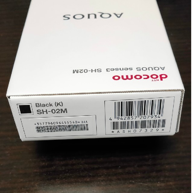 AQUOS sense3 docomo sh-02m ブラック