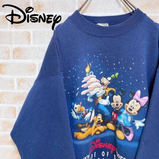 ディズニー(Disney)の【激レア‼︎】【USA製】ディズニー◎ミッキー&フレンズ 90s スウェット(スウェット)