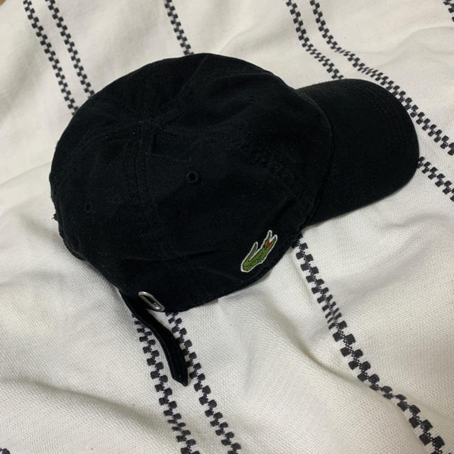 LACOSTE(ラコステ)のLACOSTE 黒キャップ レディースの帽子(キャップ)の商品写真