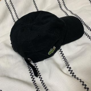 ラコステ(LACOSTE)のLACOSTE 黒キャップ(キャップ)