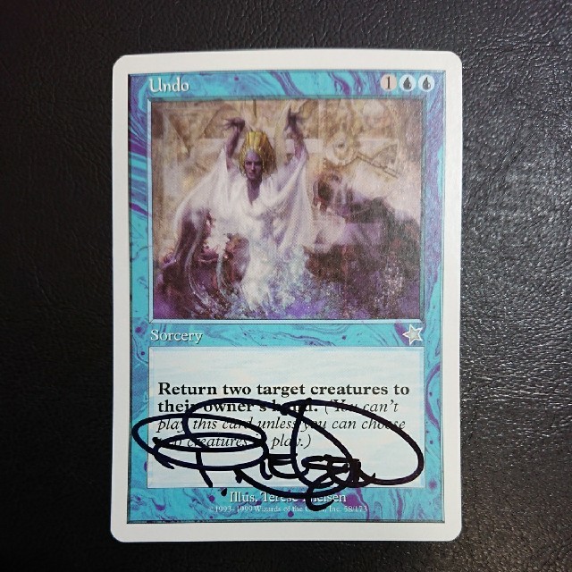 マジック：ザ・ギャザリング(マジックザギャザリング)の再帰 スターター1999版 サイン入りアーティストプルーフ エンタメ/ホビーのトレーディングカード(シングルカード)の商品写真