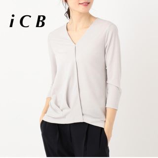 アイシービー(ICB)のICB 【定番人気】Triacetate Ponte カットソー(カットソー(長袖/七分))