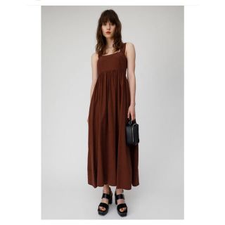 マウジー(moussy)のBACK RIBBON CAMI ドレス(ロングワンピース/マキシワンピース)