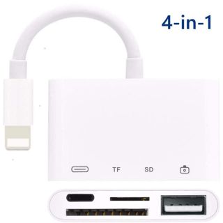 iPhone iPad専用 SD/TF usb カメラアダプタ 変換(PC周辺機器)