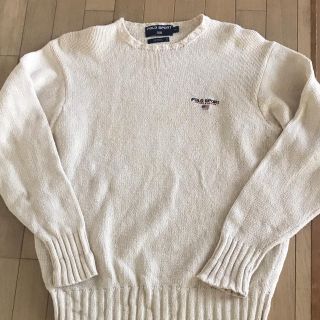 ラルフローレン(Ralph Lauren)のポロスポーツ　オフホワイト綿　ニット(ニット/セーター)