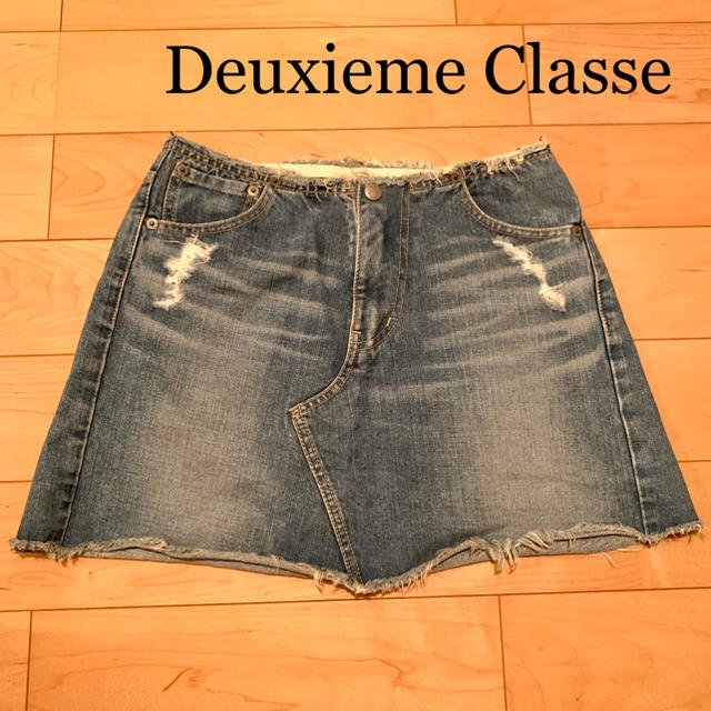 DEUXIEME CLASSE(ドゥーズィエムクラス)の❤️ドゥーズィエムクラスのデニムスカート　ZARA ユニクロ ナノユニバース レディースのスカート(ミニスカート)の商品写真