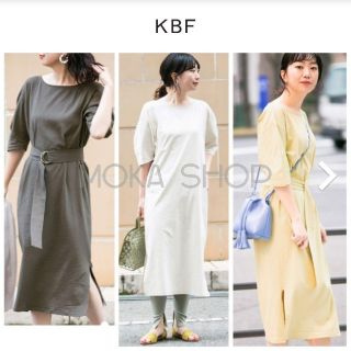 ケービーエフ(KBF)のケービーエフプラス 2019SS ゆったり カットソーロングワンピース(ロングワンピース/マキシワンピース)