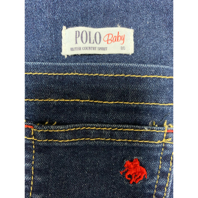 Polo Club(ポロクラブ)のPOLO  80  サロペット キッズ/ベビー/マタニティのベビー服(~85cm)(ロンパース)の商品写真