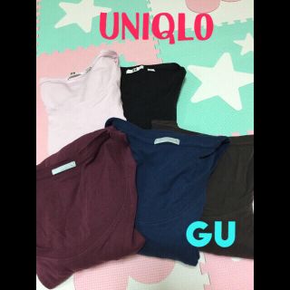 ユニクロ(UNIQLO)のカットソー5枚セット(カットソー(長袖/七分))