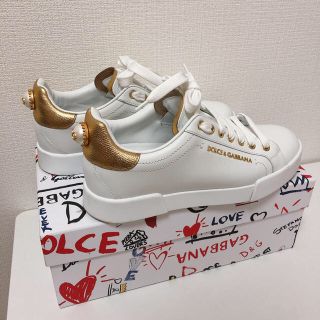 ドルチェアンドガッバーナ(DOLCE&GABBANA)のドルガバ💗スニーカー(スニーカー)