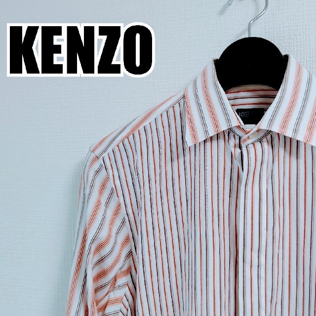 SALE/ KENZO ケンゾー 長袖シャツ ストライプ マルチカラー (メンズ 43)   N8376