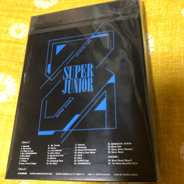 SUPER JUNIOR(スーパージュニア)のSUPER JUNIOR スパショ8 Blu-ray エンタメ/ホビーのCD(K-POP/アジア)の商品写真