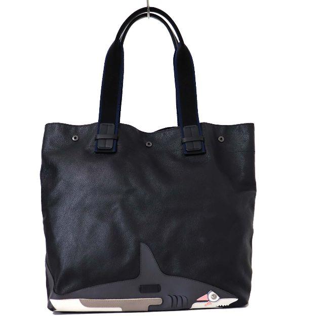 FURLA - 美品 フルラ サメ ユリッセ リバーシブル レザー ショルダー トート バッグ