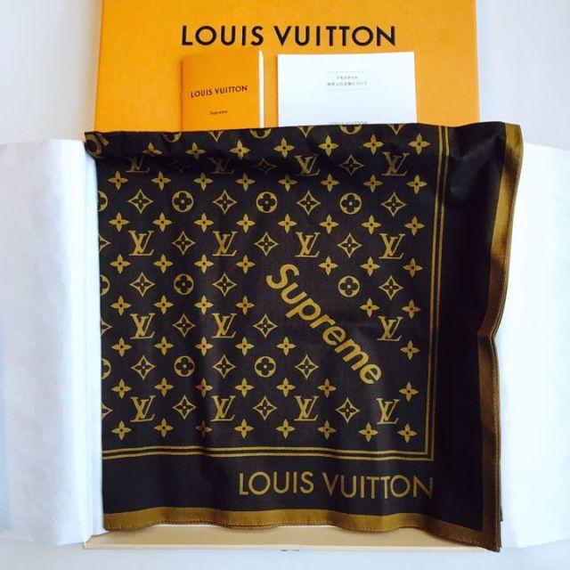 Louis Vuitton × Supreme Monogram Bandana | フリマアプリ ラクマ