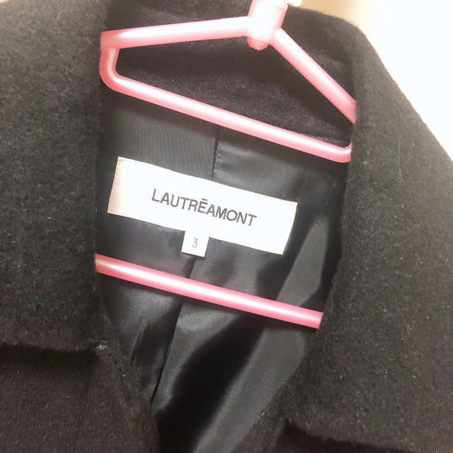 LAUTREAMONT(ロートレアモン)のロートレアモンブラック コート レディースのジャケット/アウター(スプリングコート)の商品写真