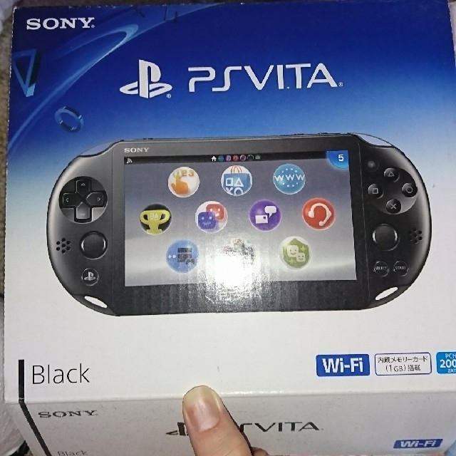 家庭用ゲーム機本体psvita ブラック