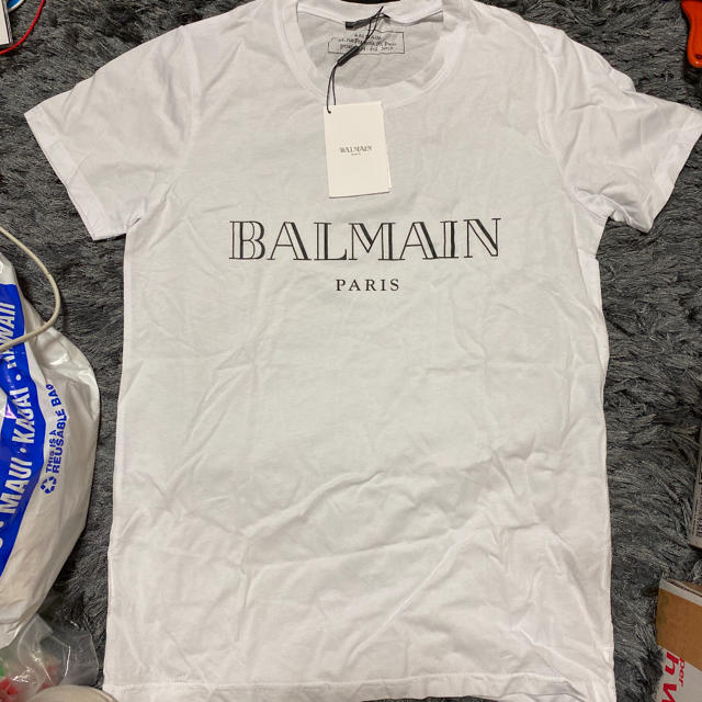 BALMAIN Tシャツ 新品未使用タグ付き Tシャツ+カットソー(半袖+袖なし)