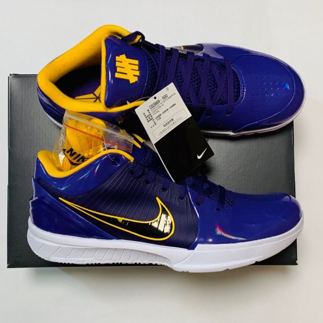 正規 UNDEFEATED NIKE ZOOM KOBE 4 PROTRO 新品