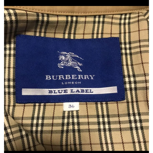 BURBERRY BLUE LABEL(バーバリーブルーレーベル)のバーバリーブルーレーベル　トレンチコート レディースのジャケット/アウター(トレンチコート)の商品写真