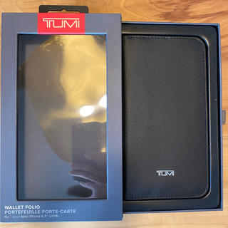 トゥミ(TUMI)の【新品】TUMI(トゥミ) iPhone XS Max 手帳型本革 スマホケース(iPhoneケース)