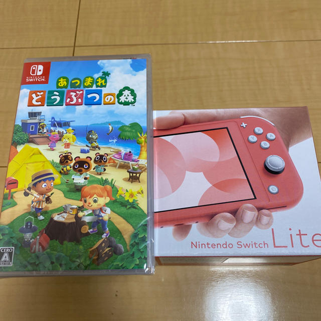 Nintendo Switch lite コーラル あつまれどうぶつの森 - www ...