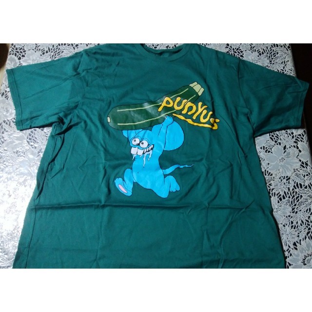 PUNYUS(プニュズ)のPUNYUS Ｔシャツ ４ いただきマウス ズッキーニ 中古 レディースのトップス(Tシャツ(半袖/袖なし))の商品写真