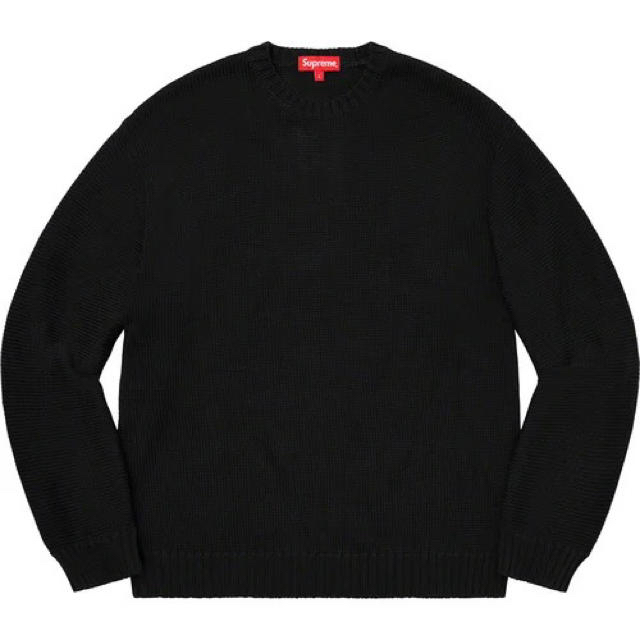 Supreme Back Logo Sweater 20ss BLACK 1